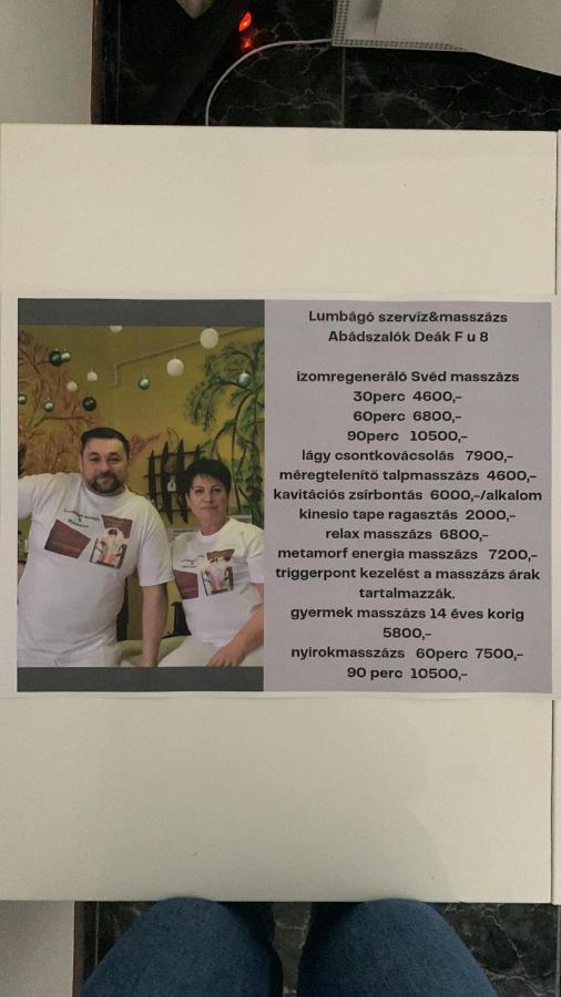Abádszalók Magic Vendeghaz 아파트 외부 사진
